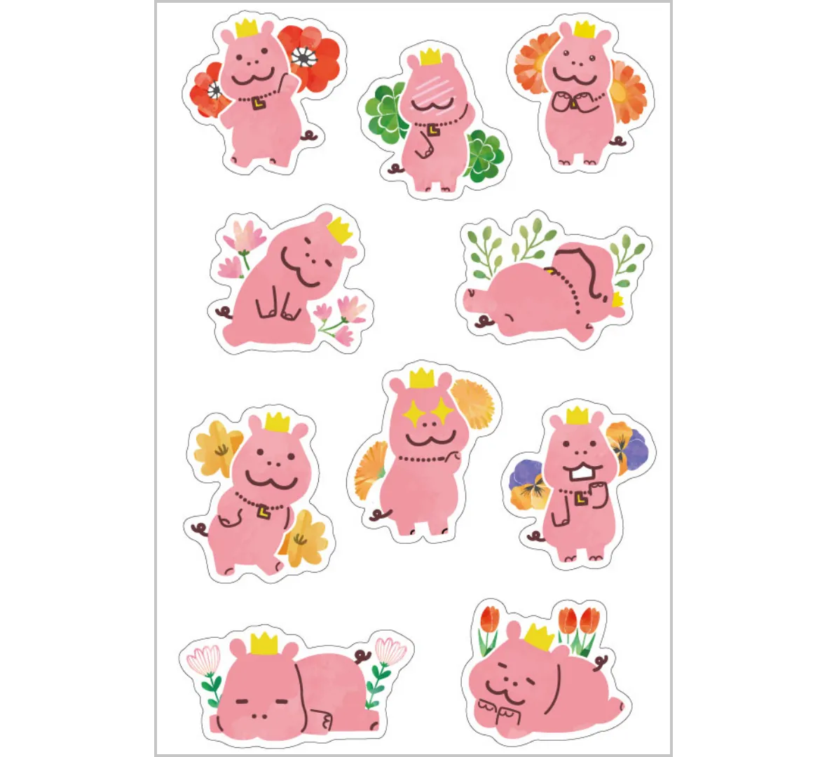 HAPPY BLOOMING シール