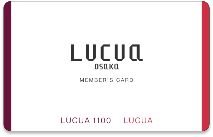 LUCUA OSAKA MEMBER'S CARD