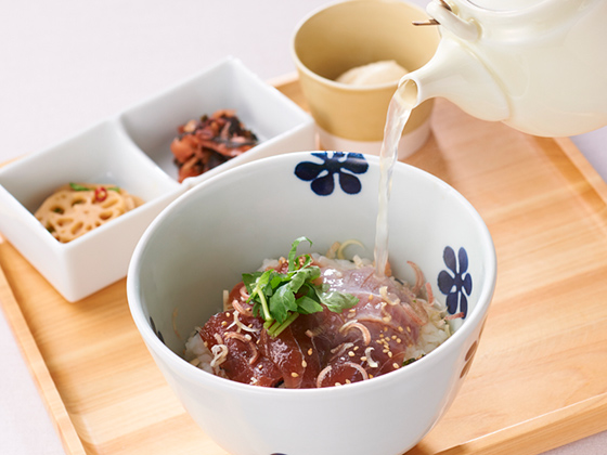 だし茶漬け+肉うどん えん