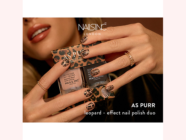 指先からファッションを楽しむレオパードエフェクトデュオ Lucua Osaka ルクア大阪