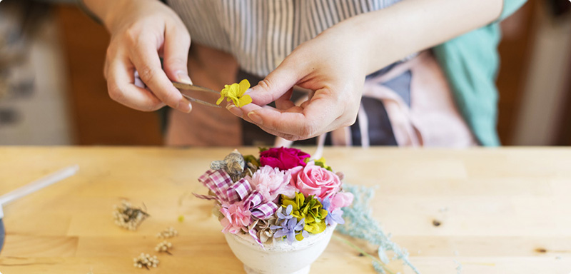 preserved flower spun［isetan Closet］ 2